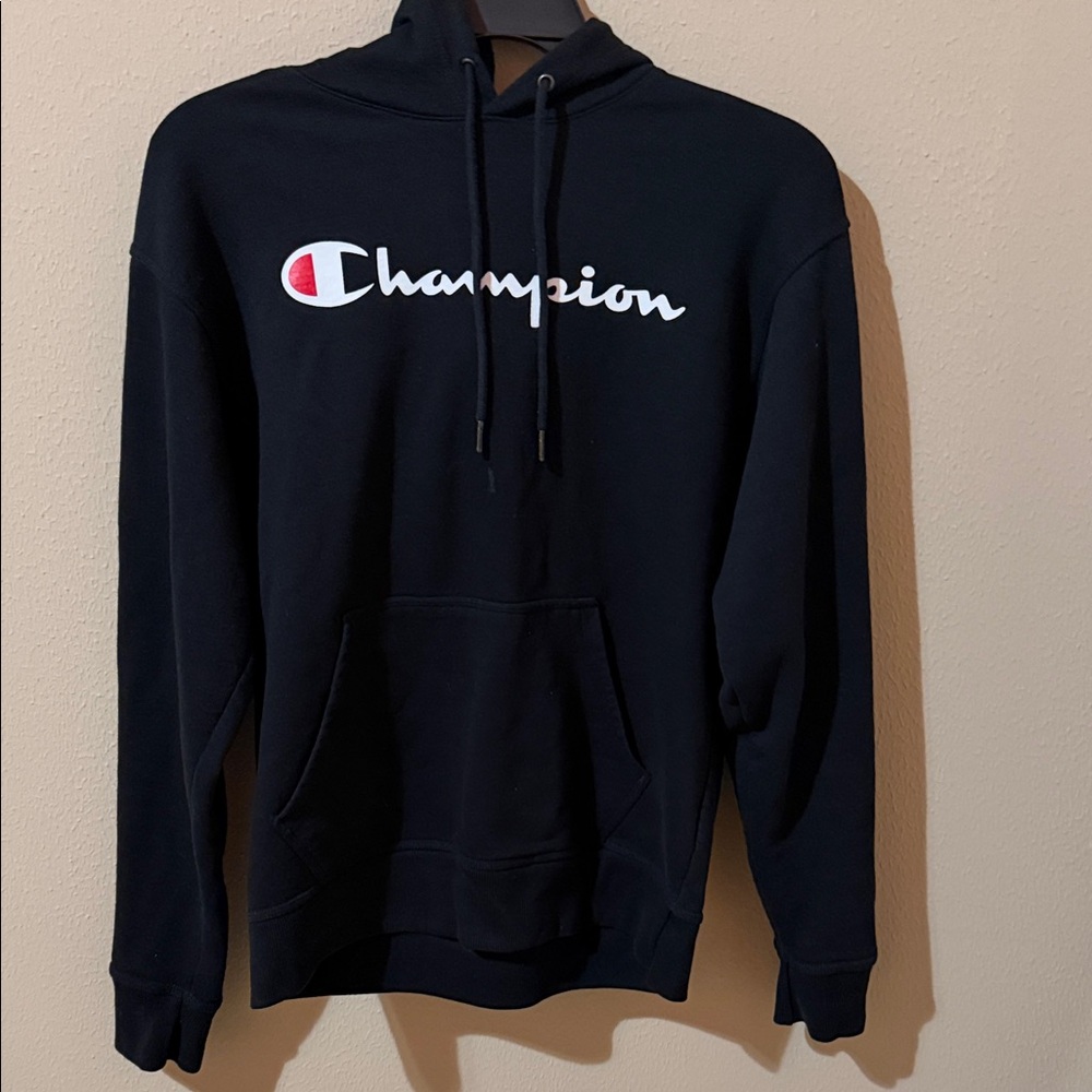 Champion Black Pullover Hoodie